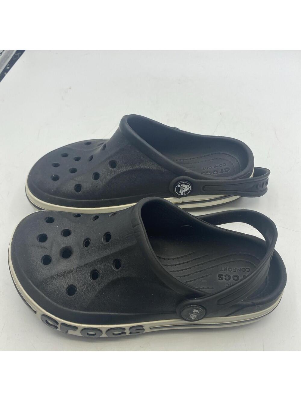 Crocs Kids Bayaband Clog – Lightweight, Waterproof  Slip-On Shoes C 13